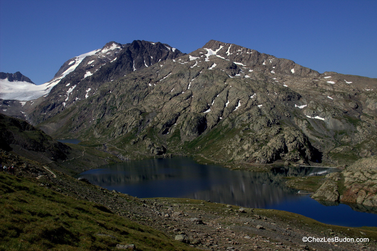 Lac Bramant (2431m), lac Blanc 2509m) & lac Tournant (2502m)