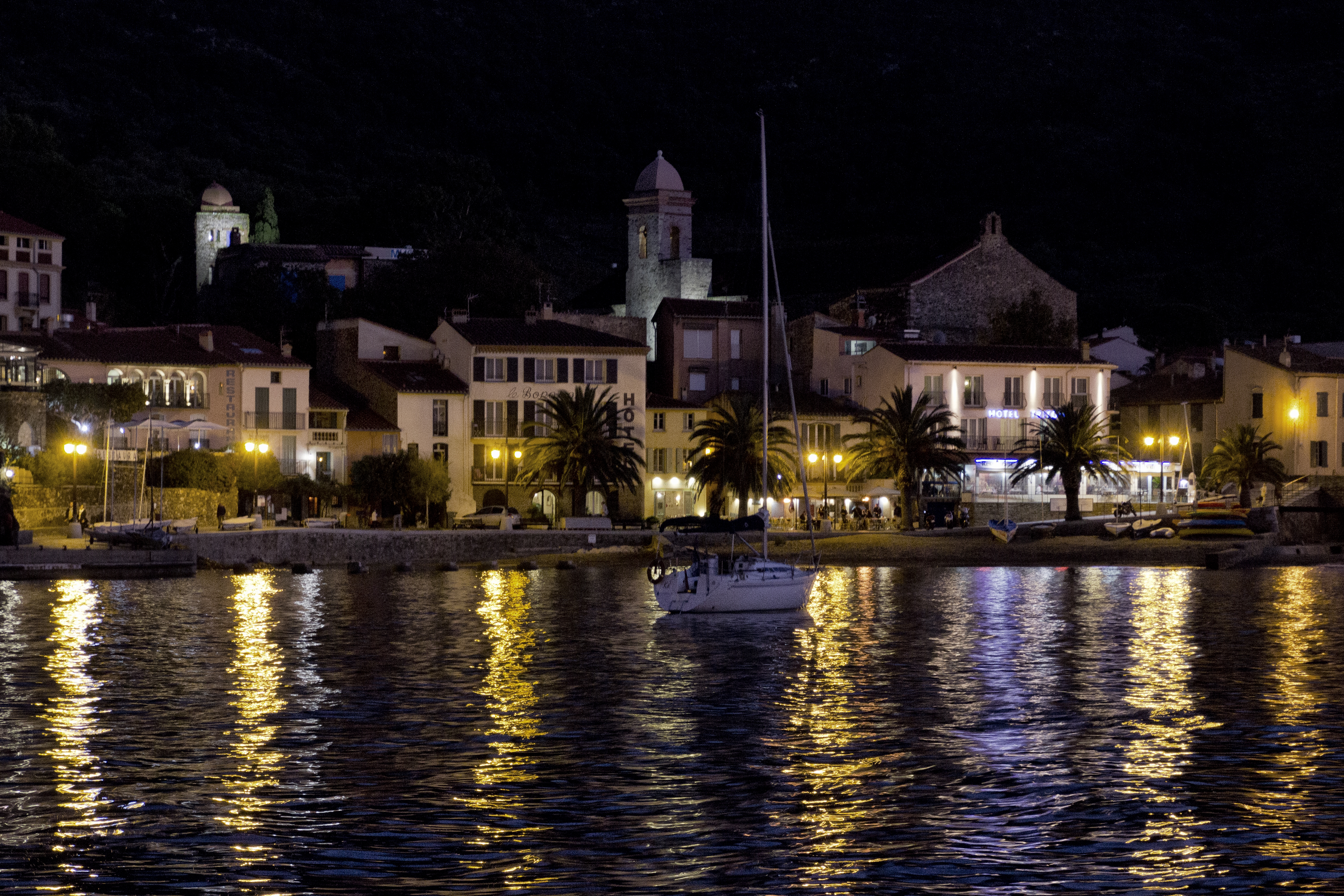 Collioure en soirée